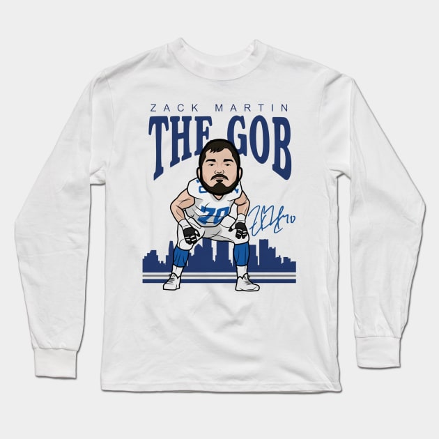 Zack Martin Dallas Gob Long Sleeve T-Shirt by MASTER_SHAOLIN